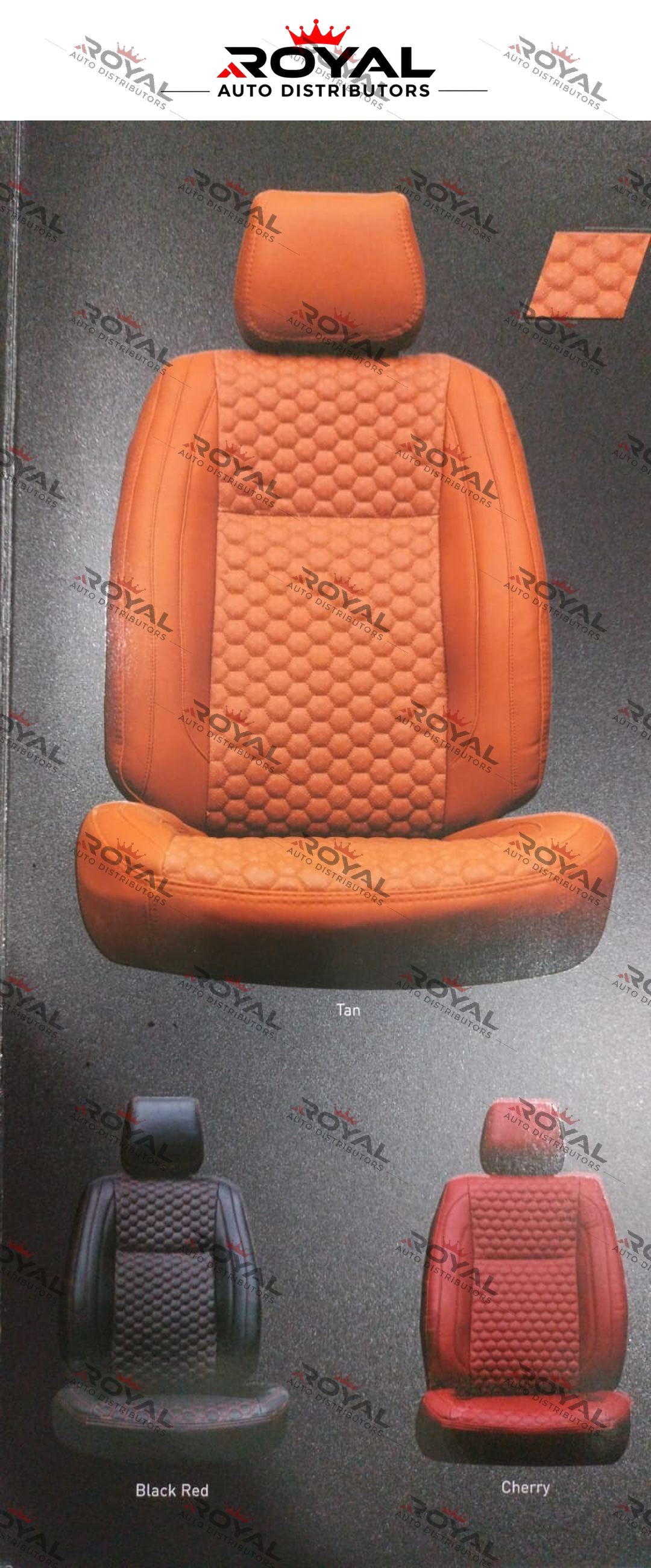 Custom Seat Covers — All Cars (Multiple Designs)